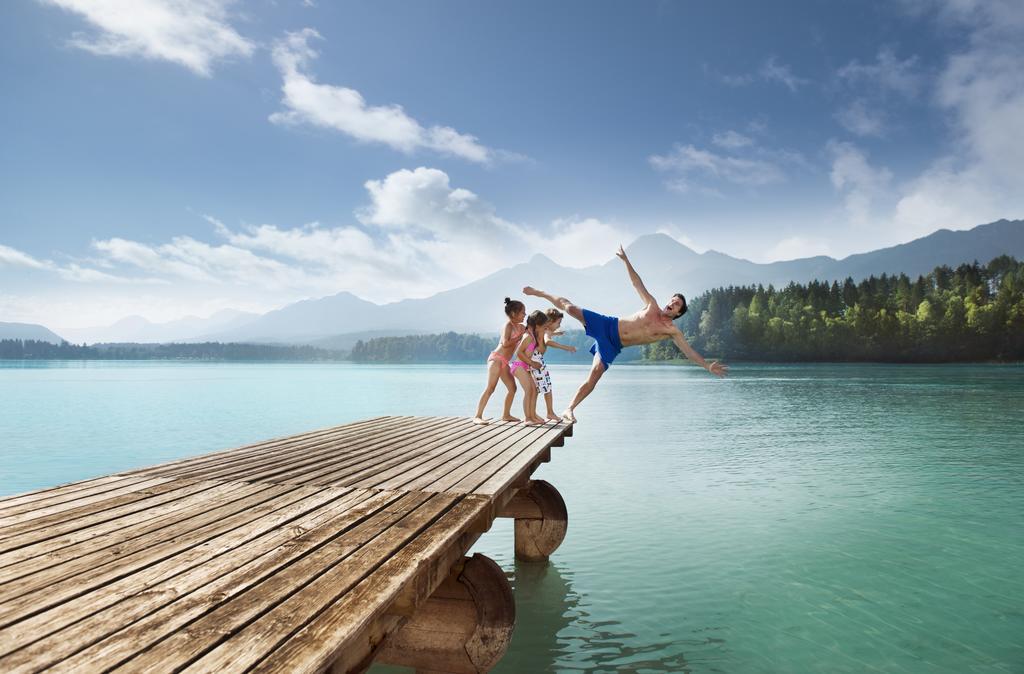 Alpe-Adria Apartments Oberaichwald  ภายนอก รูปภาพ